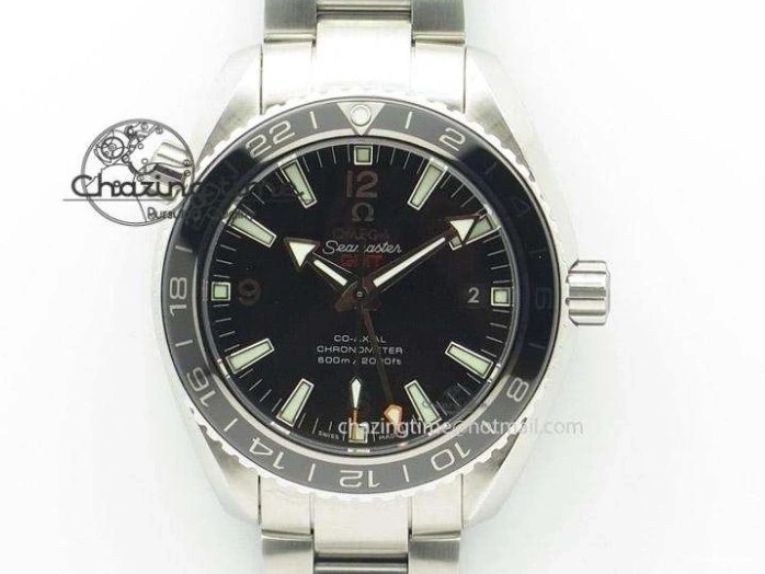 0119 Planet Ocean Pro Ceramic Bezel 45mm 1:1 OMF Best Edition On Rubber Strap A8500 (Black Balance Wheel) MoistureWicking 8136